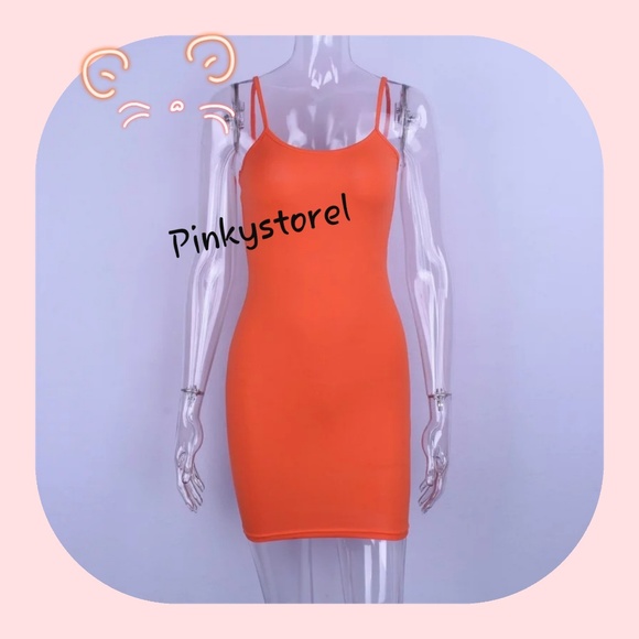 Fashion Nova Dresses & Skirts - New🧡 FashionNova Neon Orange Dress 🧡